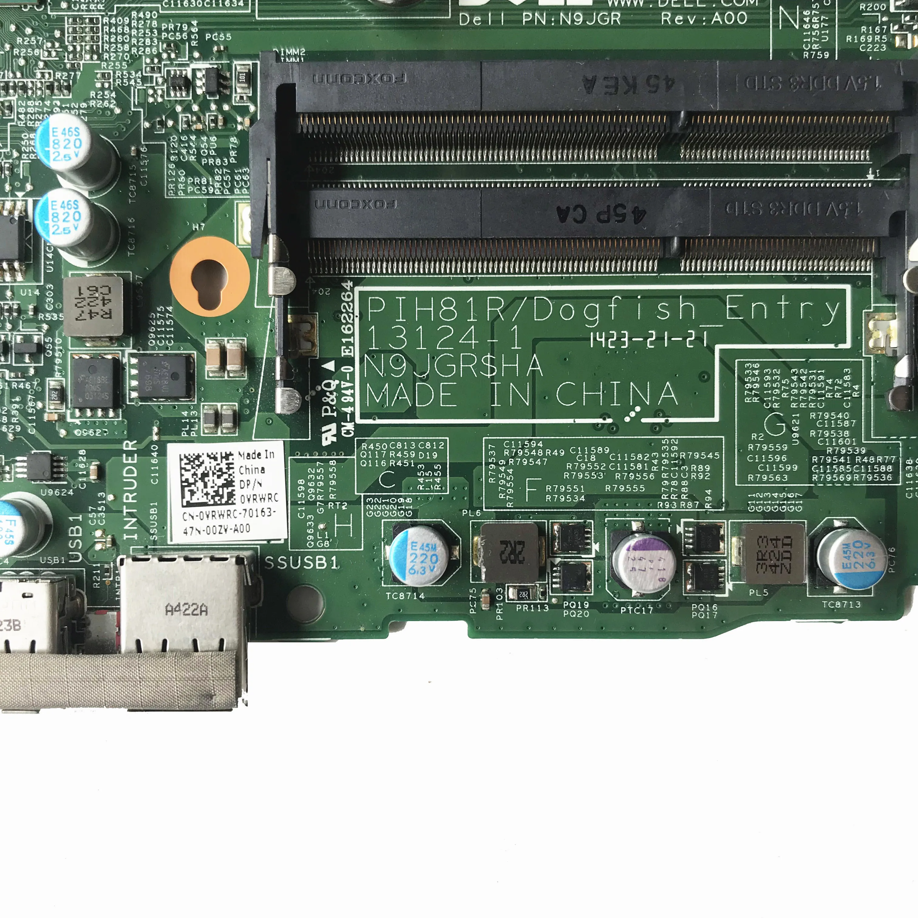 Для Dell Optiplex 3020M настольная материнская плата CN-0VRWRC 0VRWRC PIH81R H81 материнская плата протестирована Быстрая