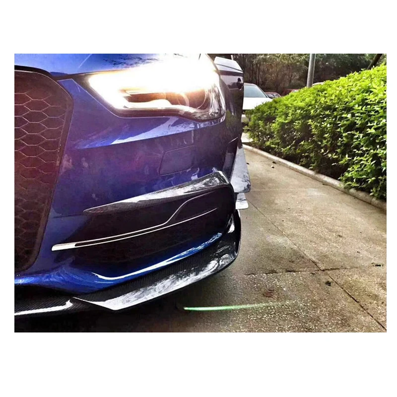 Передний противотуманный светильник из углеродного волокна планки для Audi A3 S3 2013