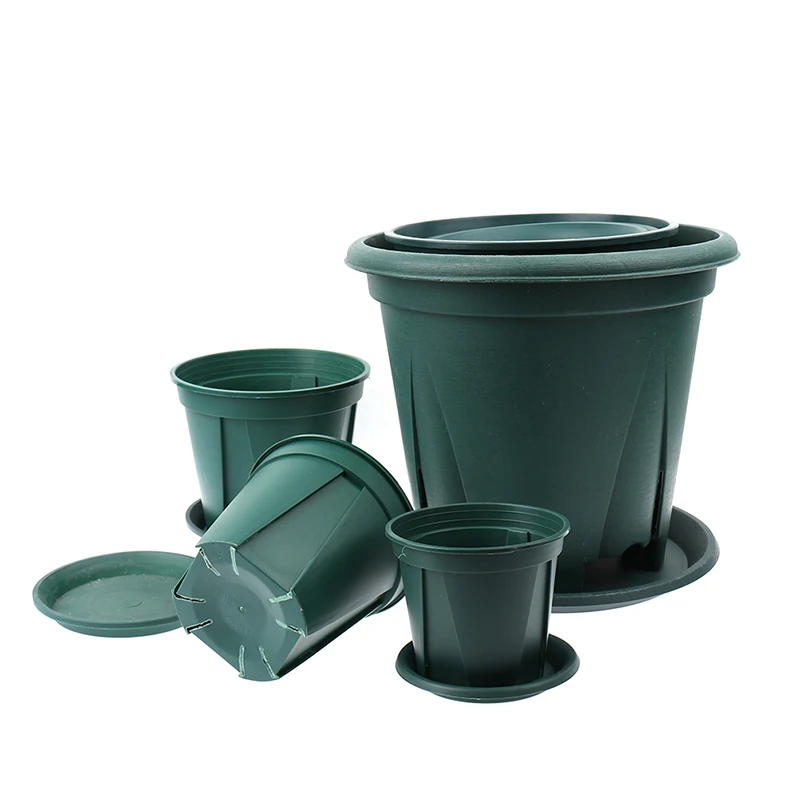 Plastic root flower pot Planter large seedling tray nursery succulent plant Transplant Container for Home Garden Decoration | Дом и сад