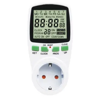 

Electricity Monitor Meter Excellent Craftsmanship Well Durability Analyzer Voltage Wattmeter Monitoring Socket Timer