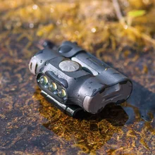 Охота Кемпинг Мини кепка со светодиодами свет многоцелевой Вращающийся Регулируемый яркий налобный светильник