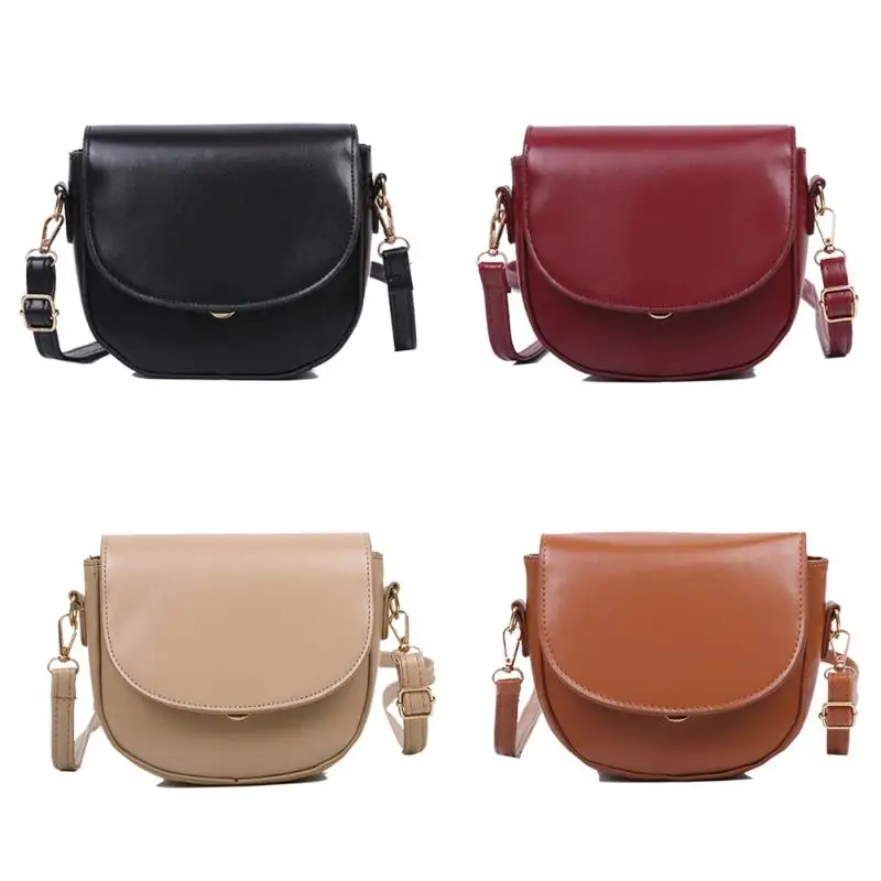 

Women Crossbody Satchel Bags Personality Classic Leather Solid Small Shoulder Messenger Handbags Ladies Birthday Present