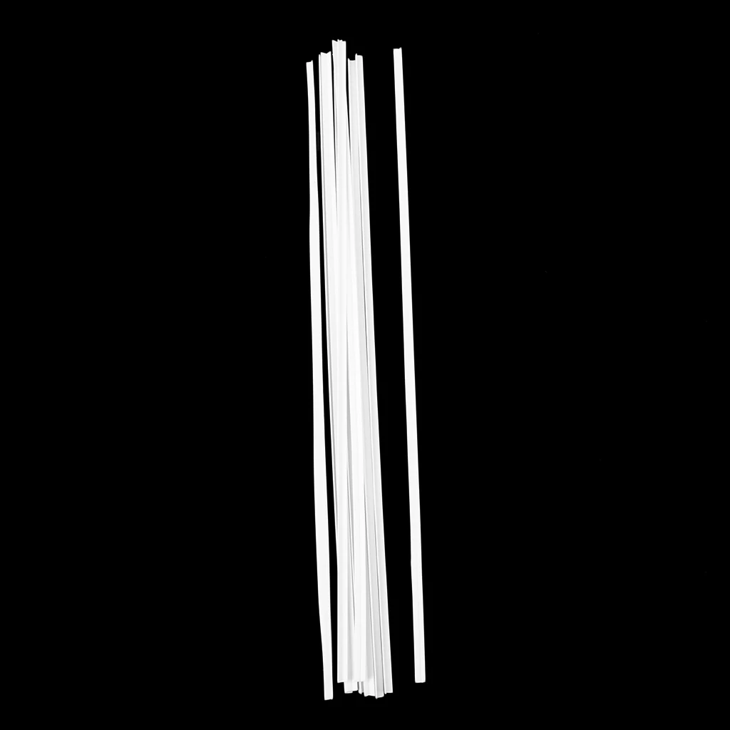 10Pcs 250mm Length ABS Plastic L-shaped Bar Rod Architectural Model Making Building DIY