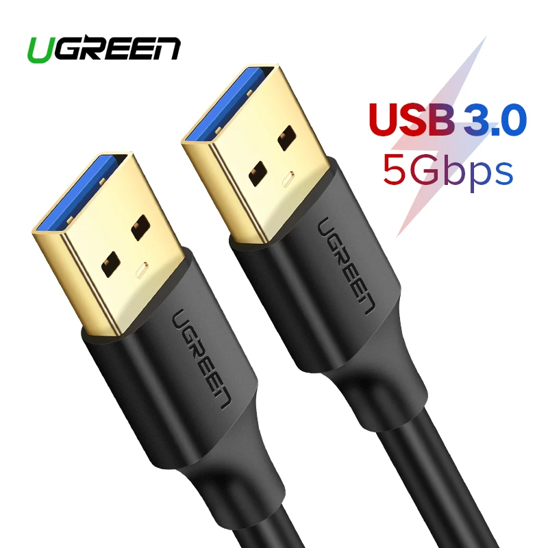 Ugreen USB to USB Extension Cable Type A Male to Male USB 3.0 2.0 Extender for Radiator Hard Disk Webcom USB 3.0 Cable Extension