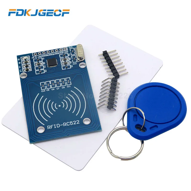 

MFRC-522 RC-522 Module RC522 Wireless IC RFID Fudan MFRC522 SPI Writer Reader Card Key Chain Sensor Kits 13.56Mhz for arduno uno