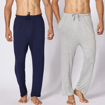 

Sleep Wear Men Nightwear Home Clothing Lounge Pants Homewear Intimate Lingerie Pajamas Loose Male Negligee Home Clothes