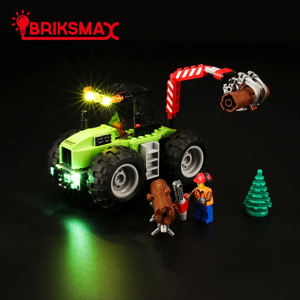 

BriksMax Light Kit For City Series Forest Tractor Building Blocks Lighting Set Compatible With 60181 (NOT Include The Model)