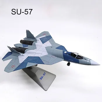 

Soviet Russian Heavy Fighter Su-57 Static Simulation SU 57 Alloy Military Aircraft Model Russia Decoration Customization Toys