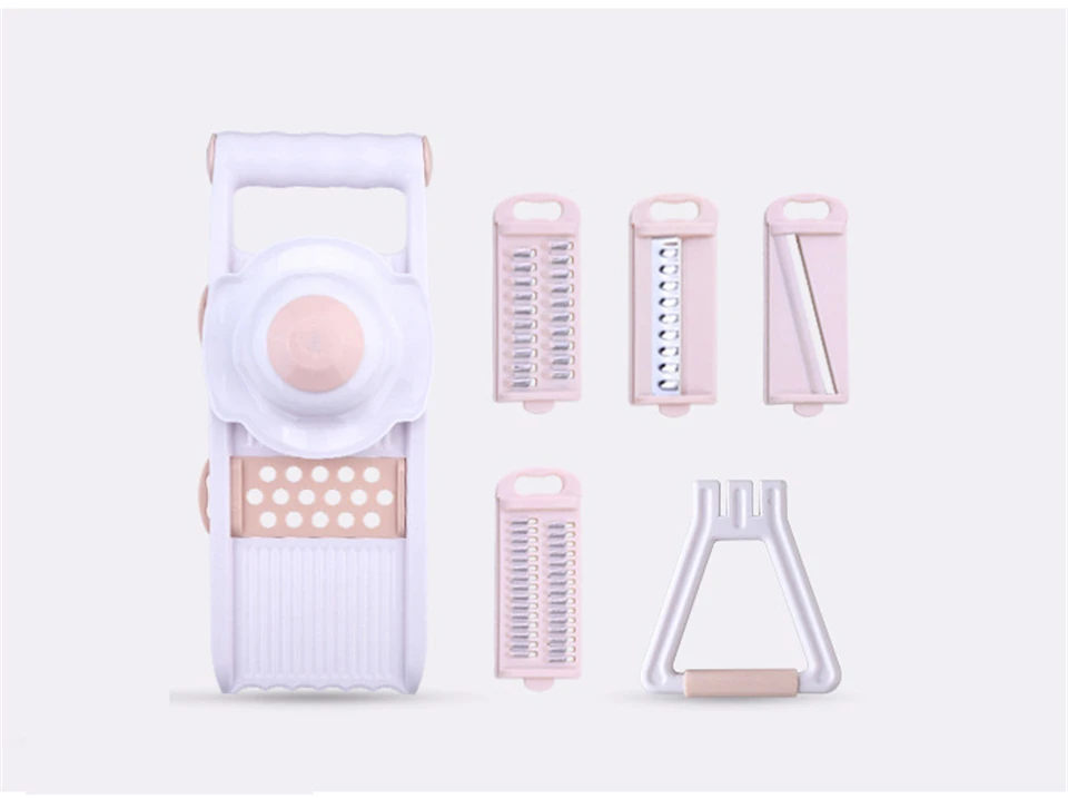 Mandoline Slicer Manual Vegetable Cutter with 5 Blade Potato Carrot Grater for Vegetable Onion Slicer Kitchen Tools Accessories