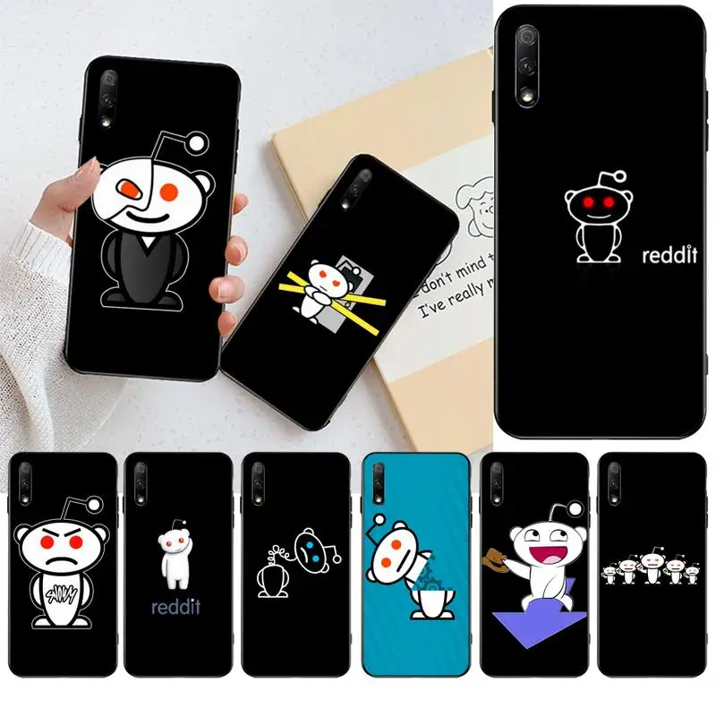 

HPCHCJHM Reddit Coque Shell Phone Case for Huawei Honor 20 10 9 8 8x 8c 9x 7c 7a Lite view pro