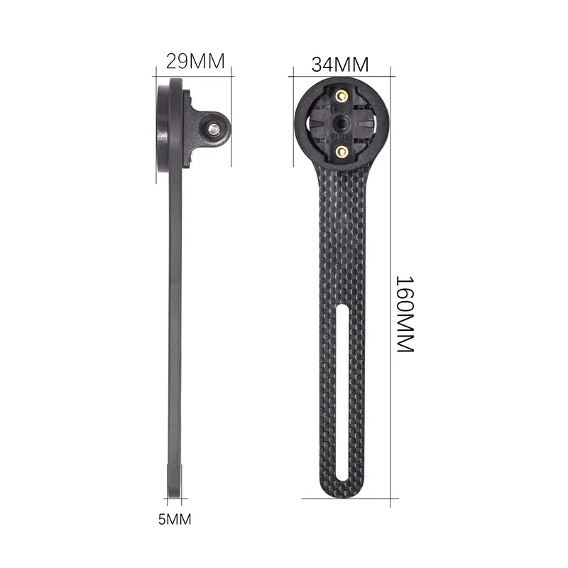 Полностью углеродное волокно Garmin/bryton/cateye/igpsport велосипедный держатель для