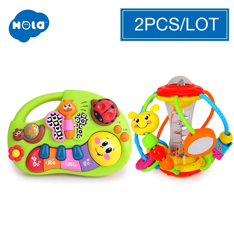 HOLA 927 детские игрушки обучающая машина, игрушка с подсветкой и музыкой и обучающими сюжетами, Игрушка музыкальный инструмент для малышей 6 месяцев - Цвет: Серый