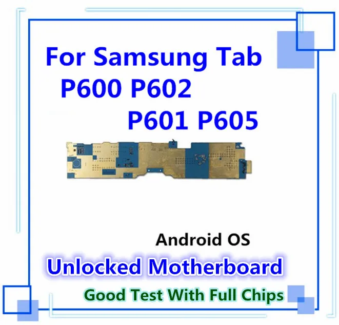 Android разблокирована для samsung Galaxy Note 10,1 P600 P602 P601 P605 материнская плата с чипом P600 P602 P601 P605 заменена материнская плата