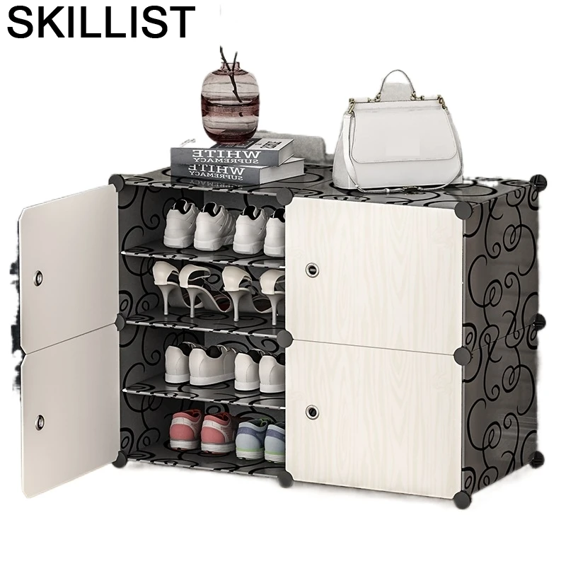 Zapatero Zapatera Organizador Placard De range minimalista armario gabinete Mueble Sapateira muebles Almacenamiento De zapatos| | - AliExpress