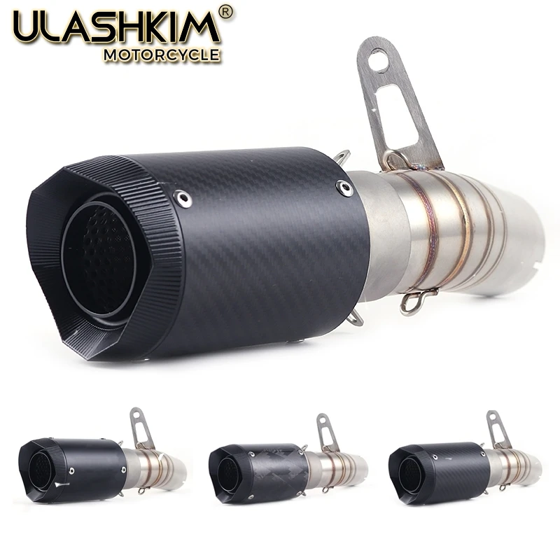 Motorcycle Carbon Fiber Exhaust Muffler Escape Middle Link Pipe Full System Slip On For S1000RR S1000 RR 2010-2016 |