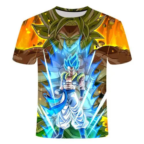 YHC763 Мужская и женская персональная аниме Dragon Ball Z 3D печать футболка классная модная удобная креативная рубашка с короткими рукавами - Цвет: TX268