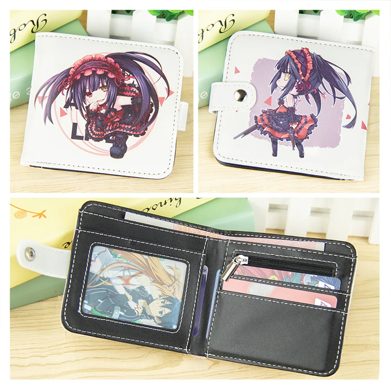 Цветной кошелек из японского аниме DATE A LIVE Tokisaki Kurumi|a purse|colorful walletpu purse |
