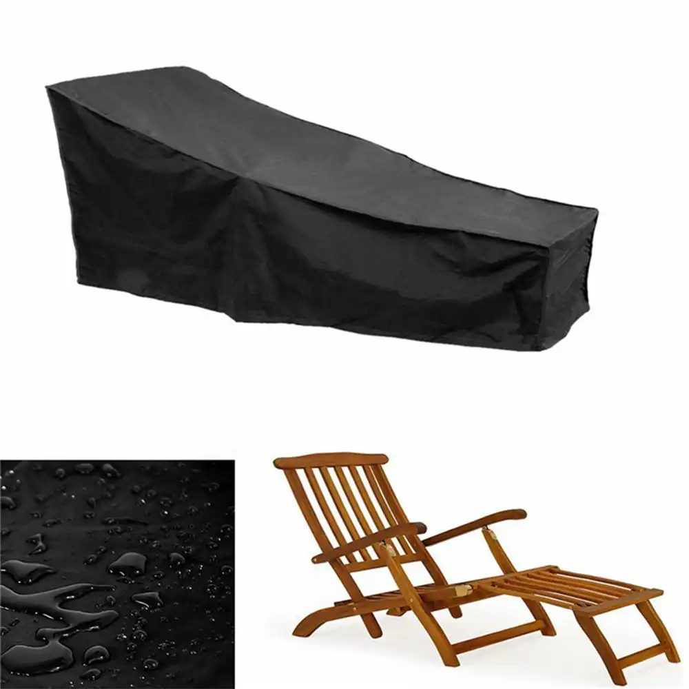Waterproof Beach Chair Dust Cover Outdoor Patio Couverture Garden Furniture Lounge Chairs Covering Protection Covers Dust Proof All Purpose Covers Aliexpress