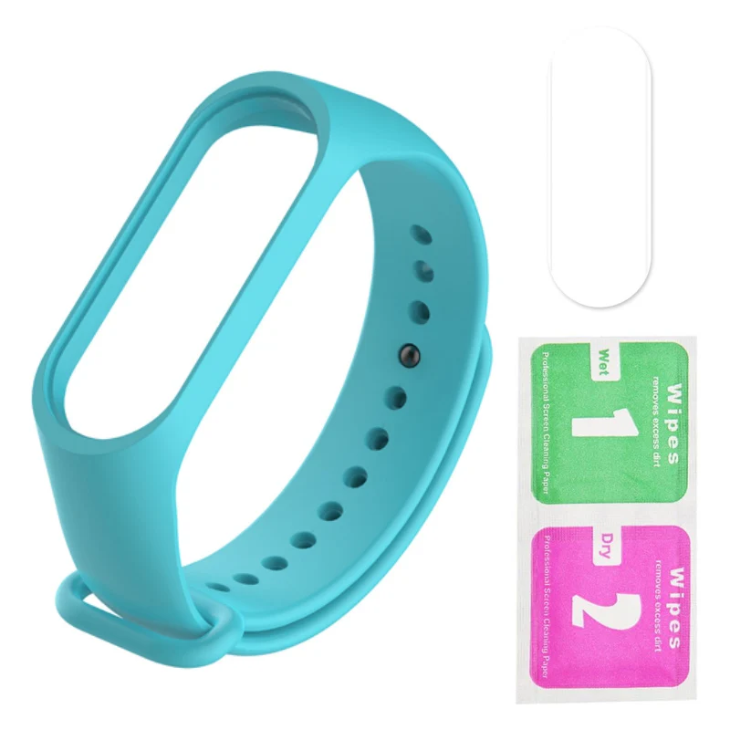 50 шт./лот, ремешок mi Band 3 и 4, силиконовый ремешок для часов Xiao mi, браслет Four Xio mi Xaio mi Xia mi Xao mi Xaiomy