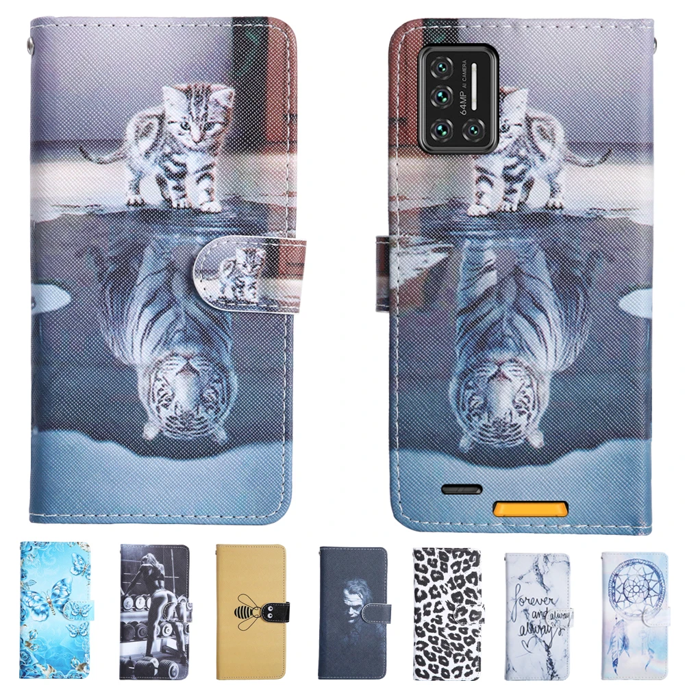 Чехол-Кошелек UMIDIGI BISON Cute cat чехол с откидной крышкой в виде книги на Bison 6 3 дюйма