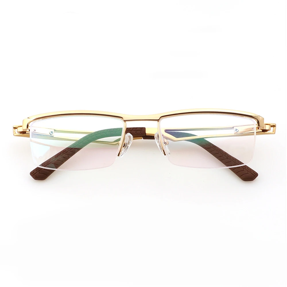

Brand Design Glasses Frame Men Optical Glasses Spectacles Oculos Myopia Eyewear Gafas Opticas Half Frame Clear Lens