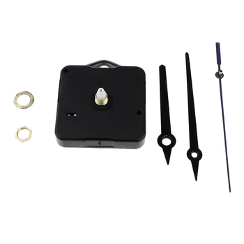 

Hot Black Quartz Wall Clock Movement Mechanism for Hands DIY Repair Tool Parts Kit (Black and Red Pointers)