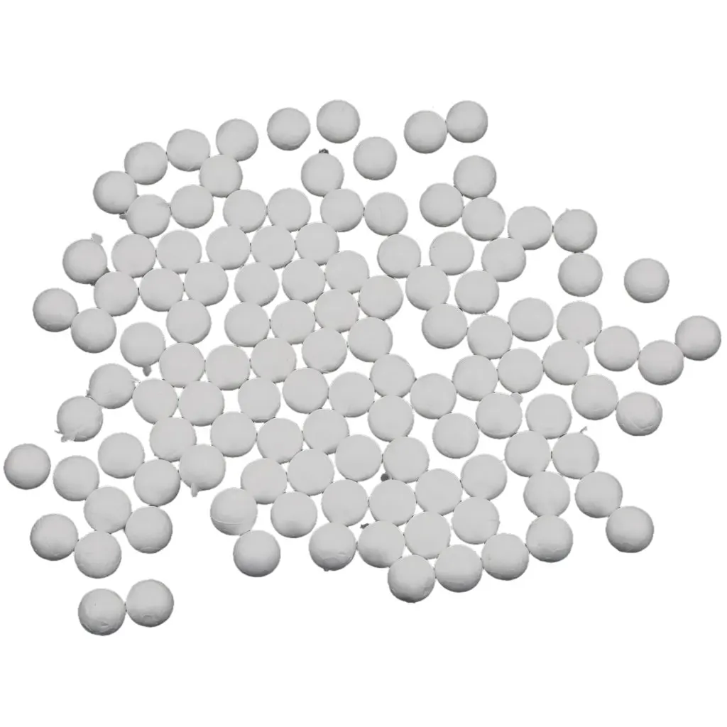 100pcs White Modelling Craft Polystyrene Foam Balls 10mm~30mm for Xmas Gift Christmas Party Decoration Accessories