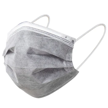 

50/100/200pcs Disposable Face Masks 4 Layer Filter Anti Dust Earloop Breathable Gauze Mask Gray Adult Face Mouth Masks