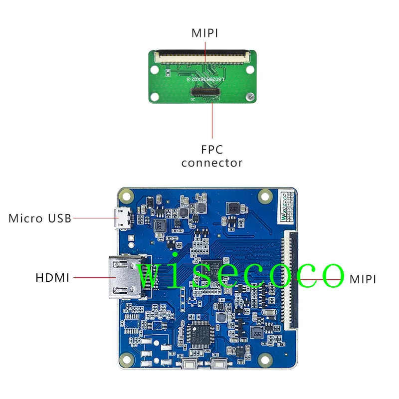 2," дюймовый 2k 1440*1440 ips ЖК-экран панель MIPI HDMI интерфейс плата контроллера LS029B3SX02 VR проект