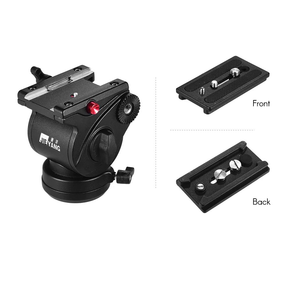 JIEYANG Professional жидкая головка штатива с ручкой для штатива монопод слайдер для Canon Nikon sony DSLR ILDC камера