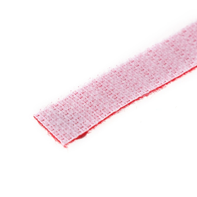 

Colorful Reusable 1cmX25M Back to Back Hook Loop Cable Ties Nylon Magic Tape Y1QB