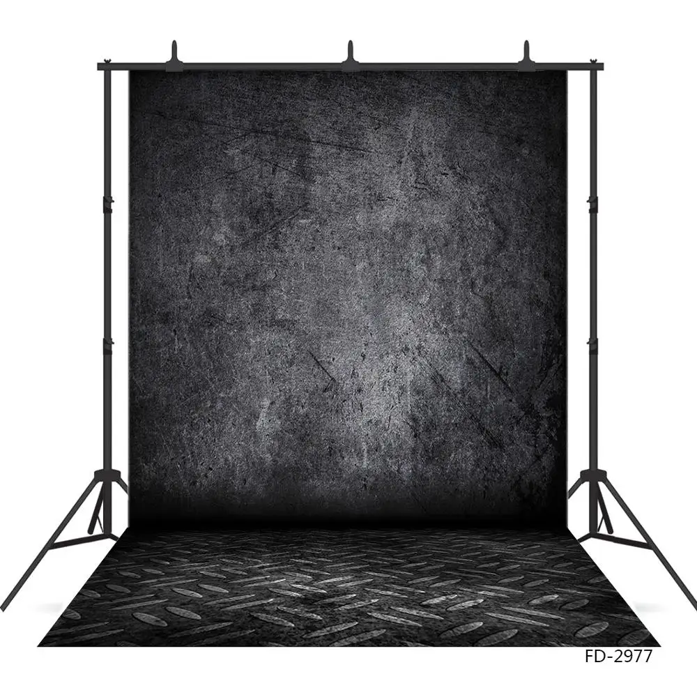 

Black Wall Photographic Backdrop Customized Vinyl Background Photo Studio for Children Baby Portrait Photography Props Photocall