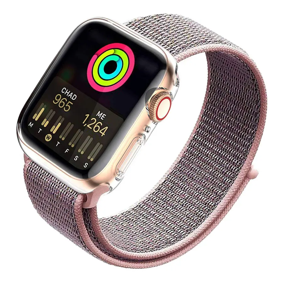 Чехол для Apple watch 5, 4, чехол 44 мм, 40 мм, iWatch, чехол 42 мм, 38 мм, полная защита экрана из ТПУ, бампер, аксессуары для Apple Watch