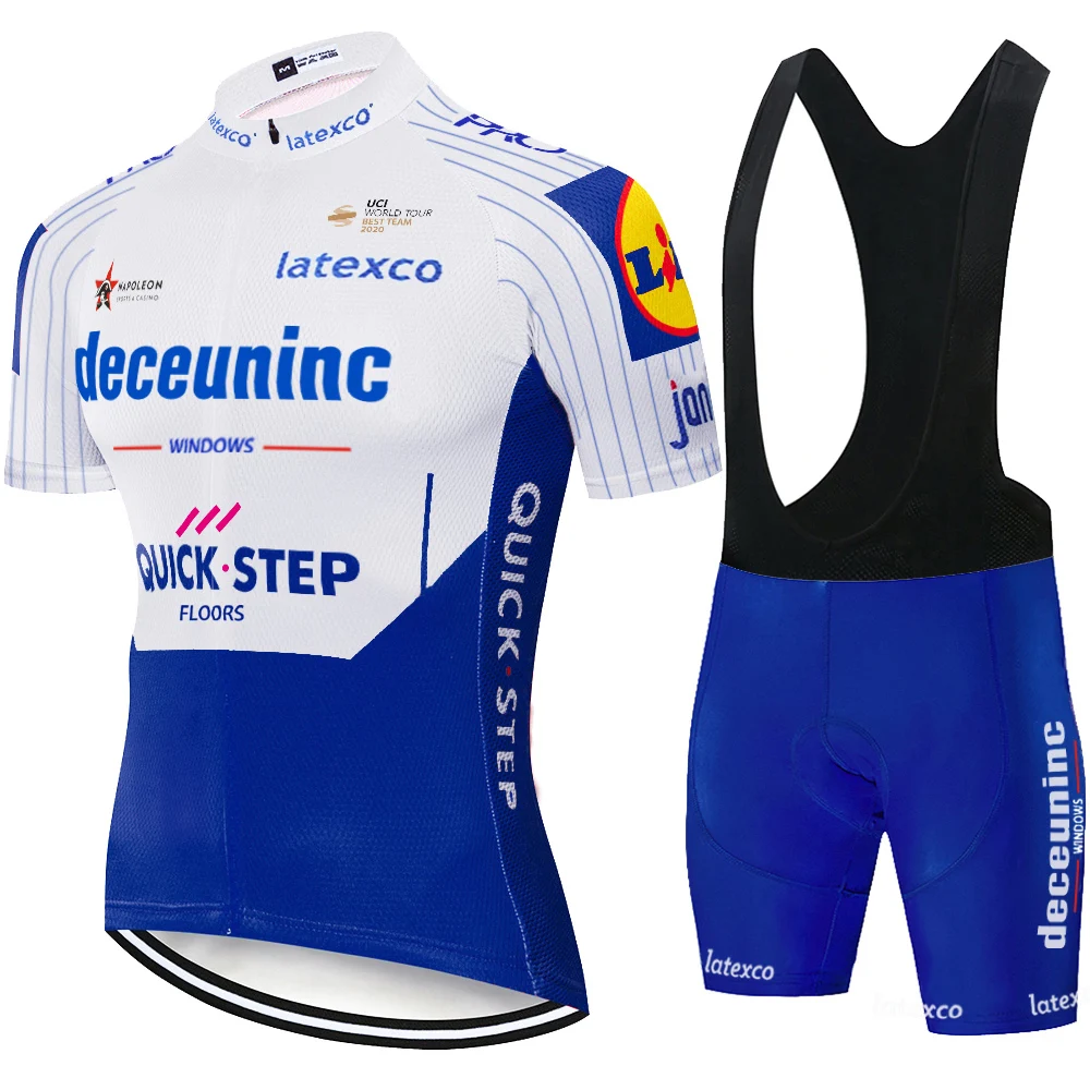 2019 Quickstep мужской велосипедный комплект велосипедная майка быстросохнущая одежда