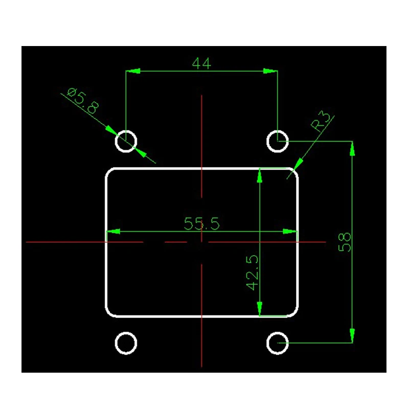 Plastic Protection Panel Enclosure Shell Fixed Front Panel For GM72 Barcode Scanner GM72-P
