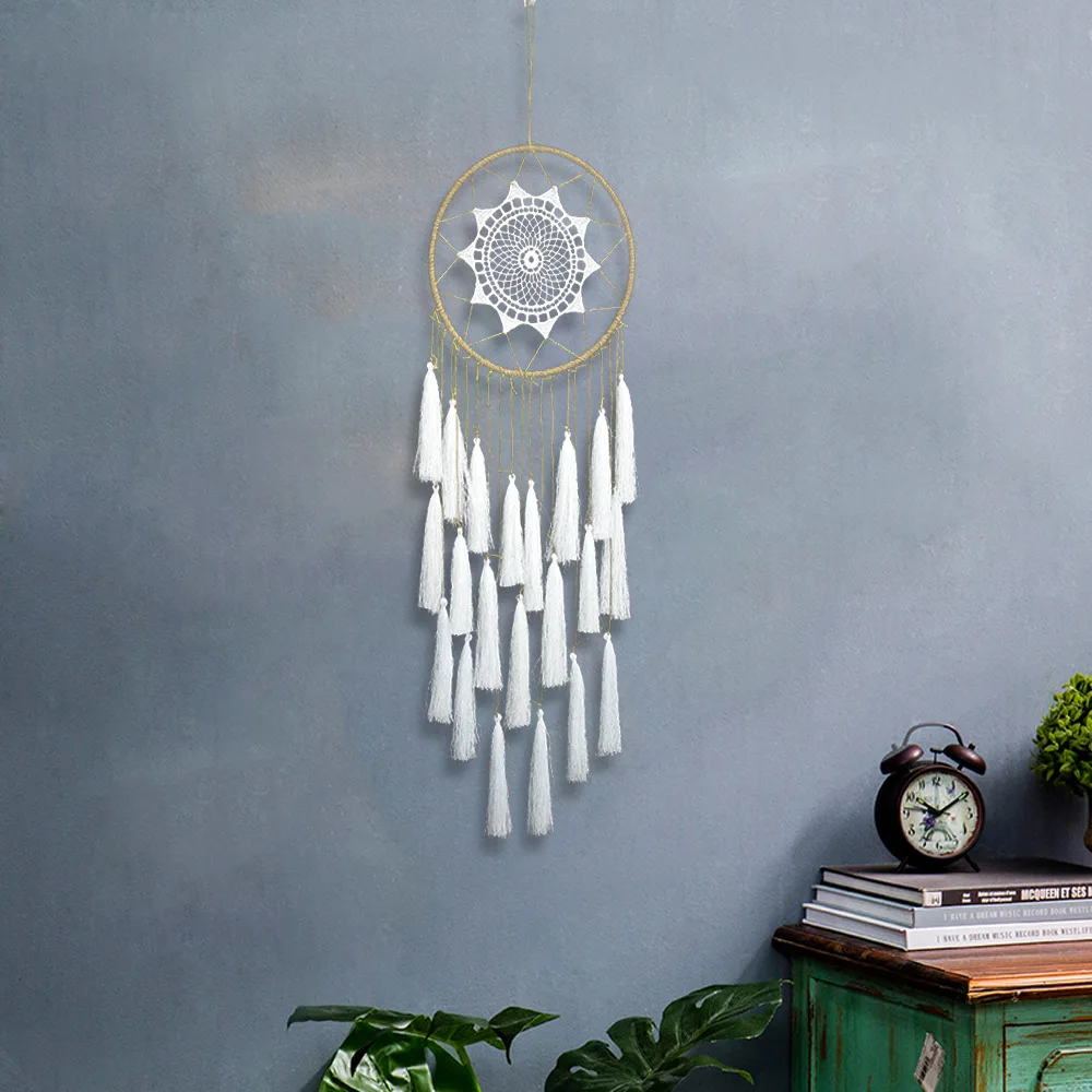 MS7028 New Style Three Layer Tassels Dream Catcher Pendant Rope Retro Home Decoration Dreamcatcher Door Decoration Pendant