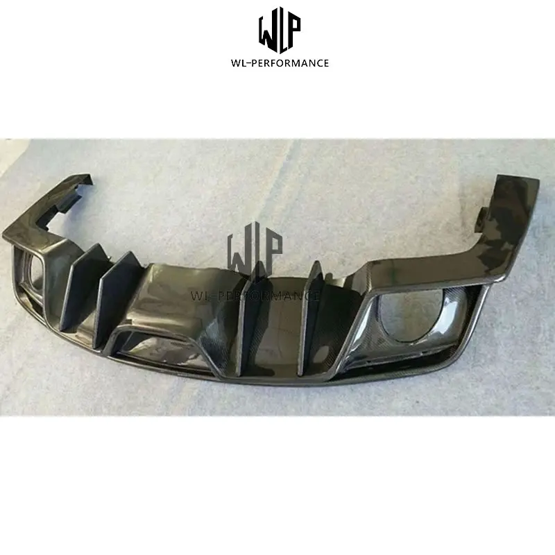 Высокое качество углеродное волокно задний диффузор для губ комплект кузова