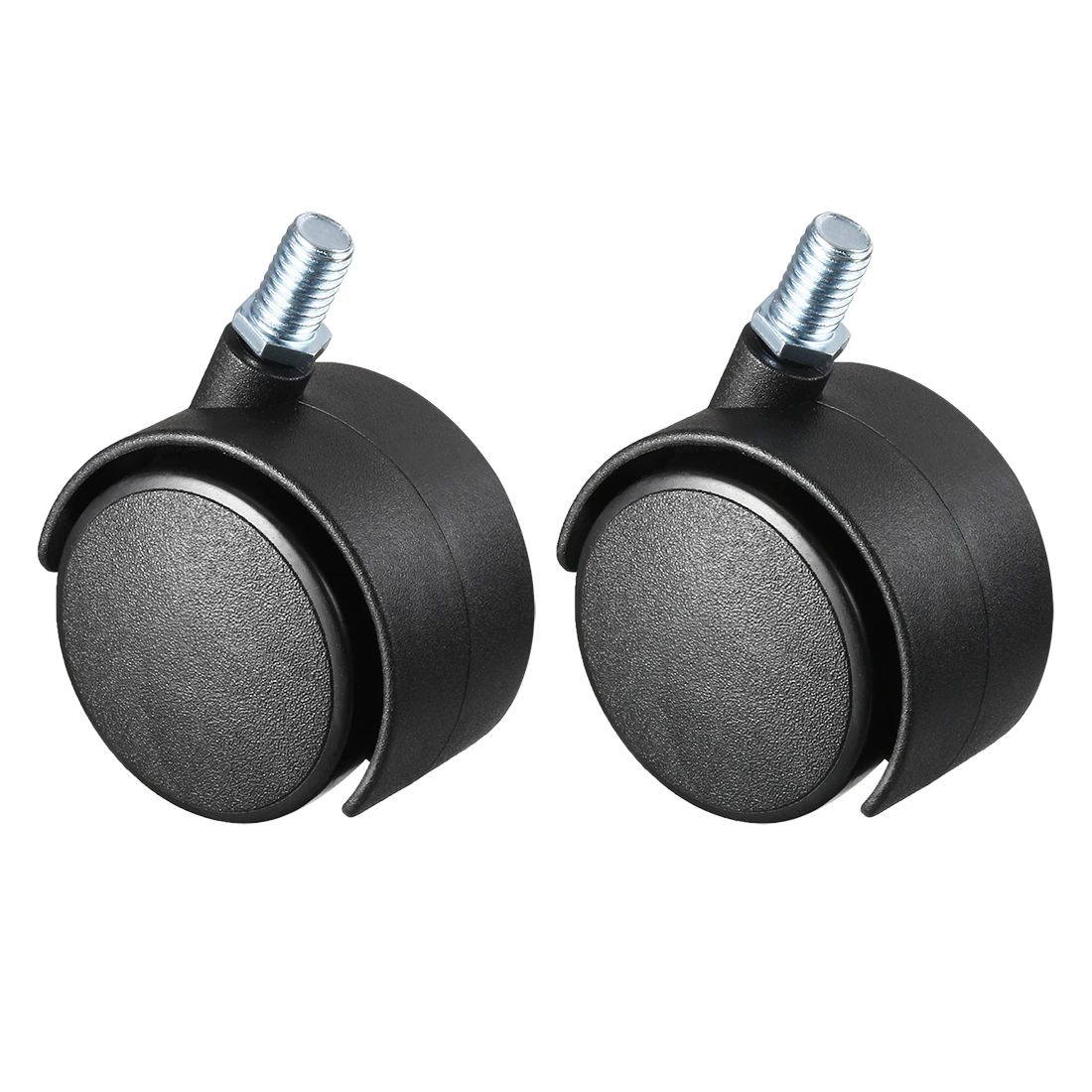 

uxcell 1 inch 1.5 inch 2 inch Swivel Caster Wheels Nylon 360 Degree M8 M10 Threaded Stem Replacement for Home Office Chairs
