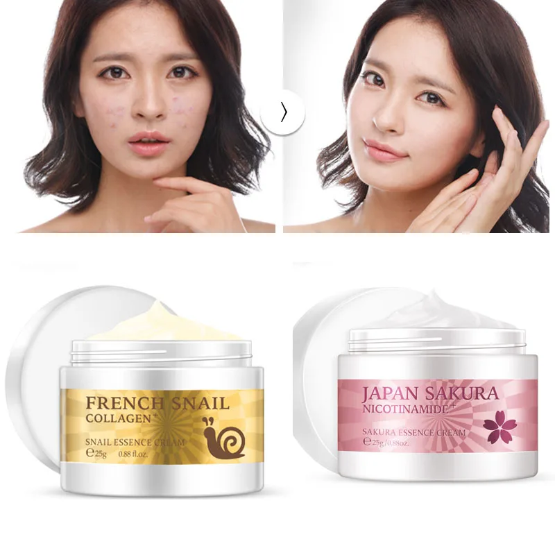

Health Snail Sakura Face Cream Hyaluronic Acid Moisturizer Anti Wrinkle Aging Cream for Face Nourishing Serum Day Cream for Face