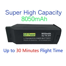 Hoge Kwaliteit 8050Mah Grote Capaciteit Batterij 14.8V 4 4s Verbeterde Vervanging Lipo Batterij Drone Batterij Voor Yuneec Typhoon H H480