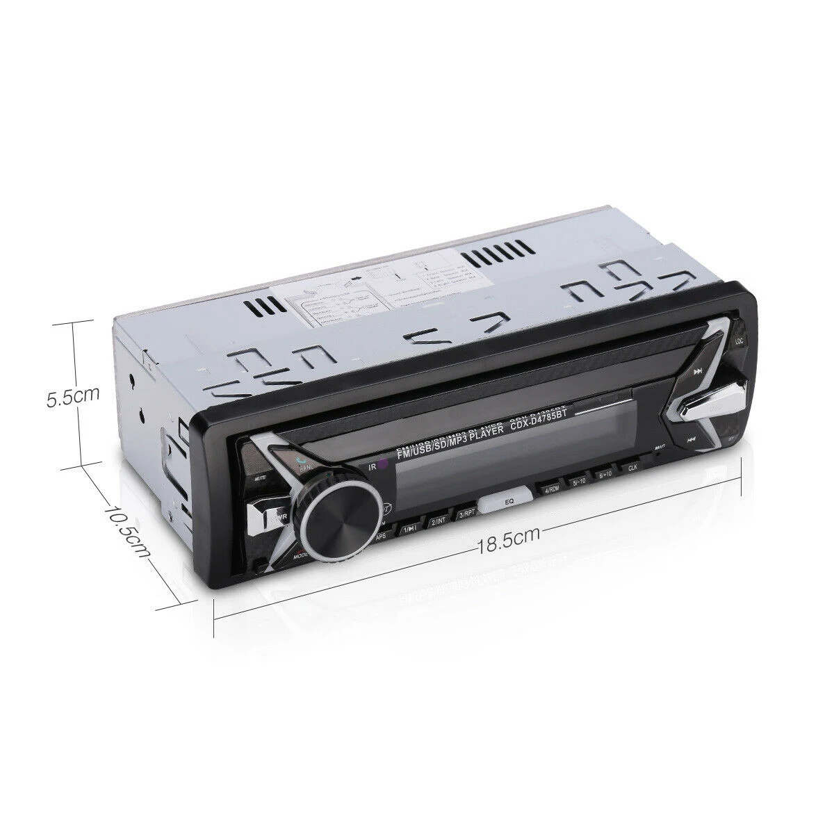 Автомобильный FM радио Bluetooth стерео музыкальный плеер MP3 с разъём подачи внешнего сигнала Aux-вход Поддержка hands-free звонков SD карты/u-диск воспроизведение музыки