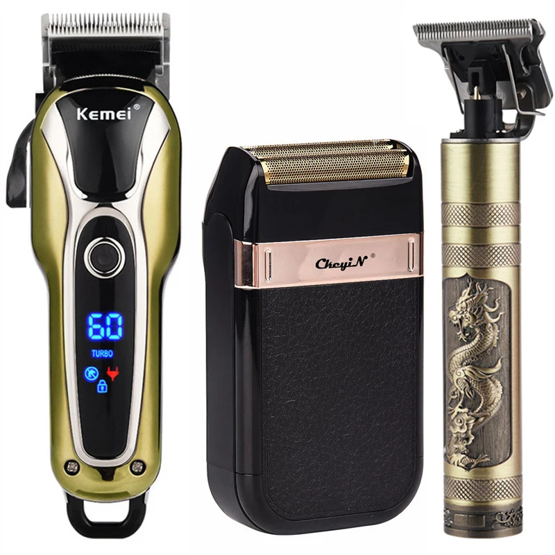 

Professional Hair Clippers Barber Haircut Sculpture Cutter Rechargeable Razor Trimmer Adjustable Cordless Edge for Men