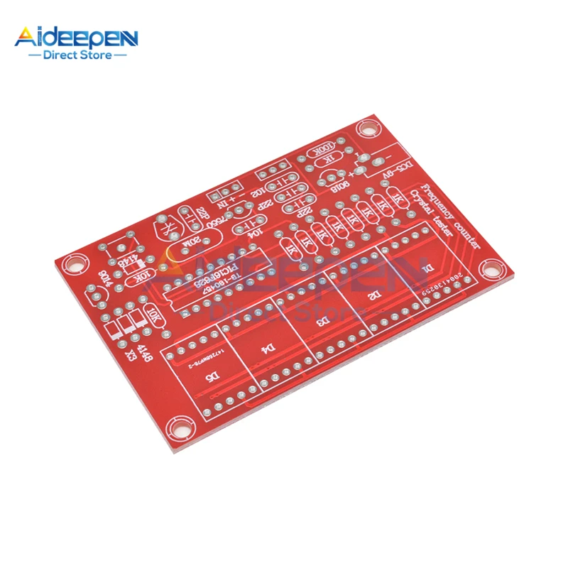 Description Picture 5 of item1Hz-50MHz LED Digital Crystal Oscillator Frequency Counter Tester Meter DIY Kits 5 Digital Resolution Frequency Meters