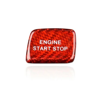 

Car Engine Button Cover Interior Keyless Carbon Fiber Replacement For Chevrolet Corvette C7 2014-2019 Durable