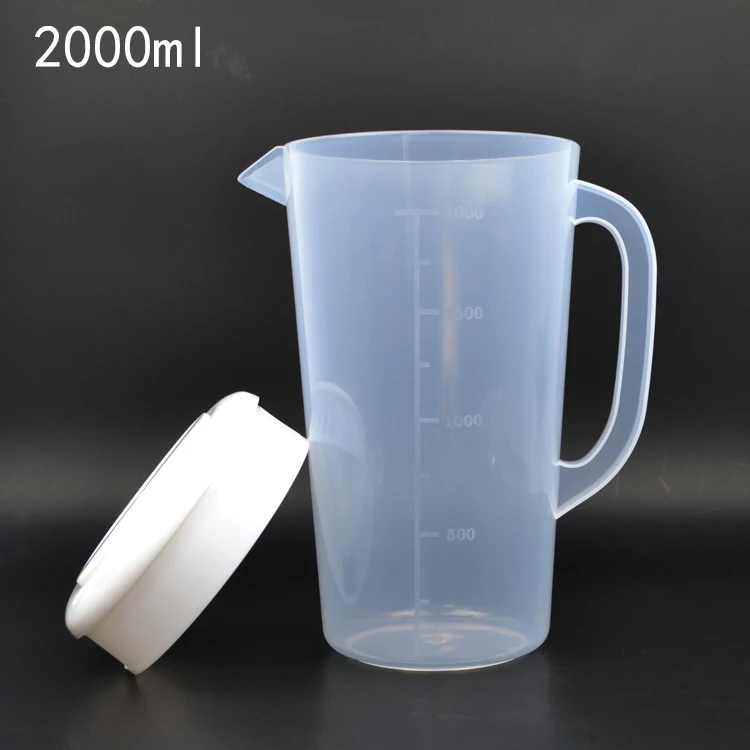 2000-5000ml food grade plastic measuring cup with lid kitchen baking tools large capacity thickened | Дом и сад
