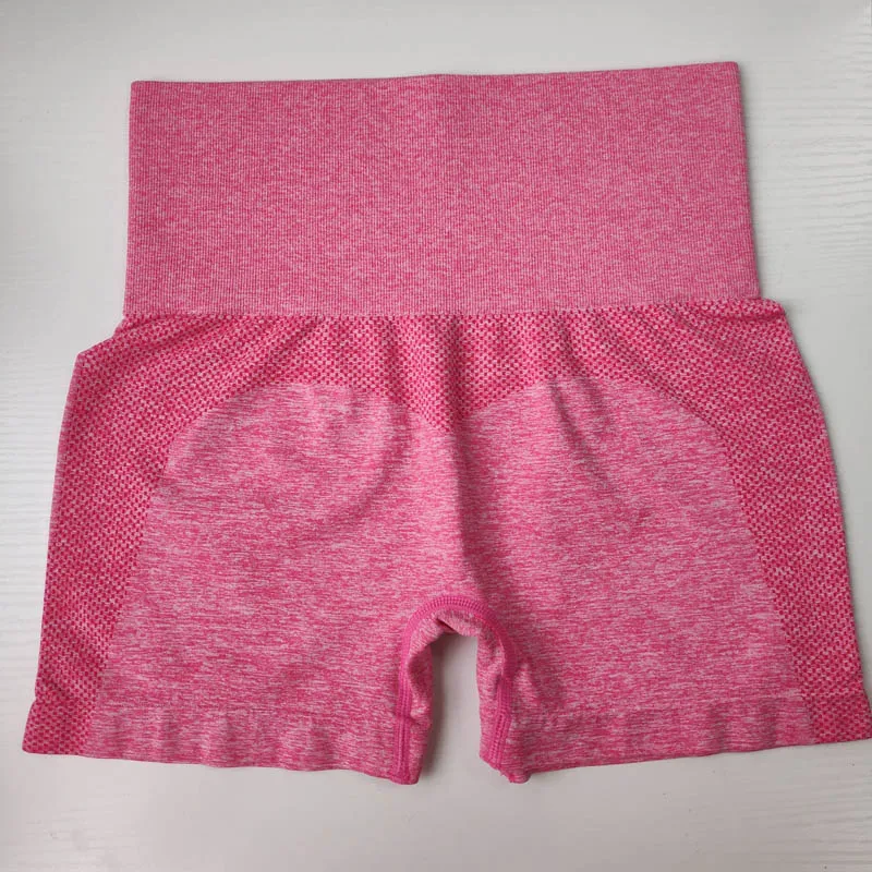 Pink marl Nepoagym женские зимние Бесшовные Короткие Леггинсы женские спортивные короткие летние быстросохнущие шорты для йоги короткие женские леггинсы для бега - Цвет: Pink marl