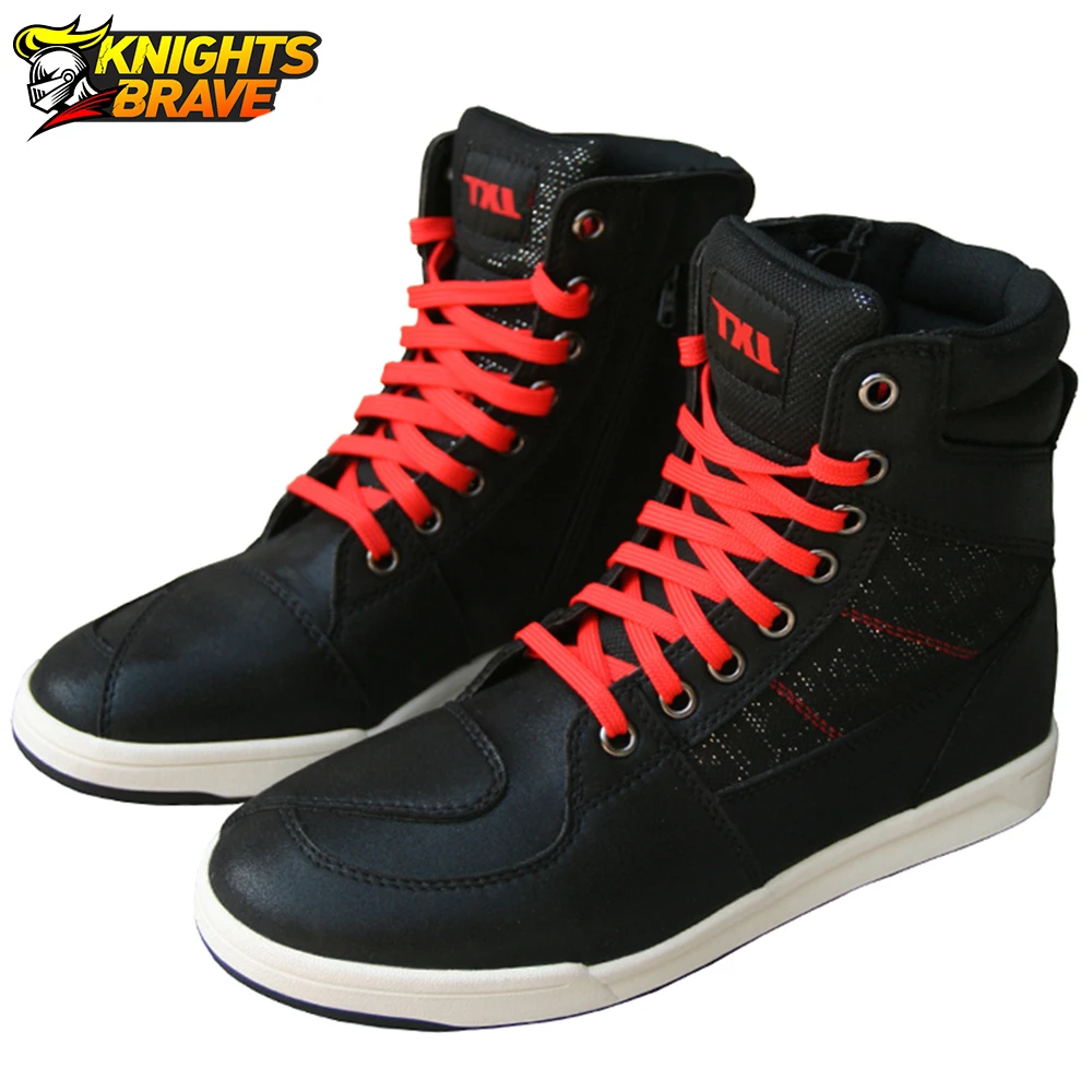 Botas De Moto hombre, zapatos Motocross, Botas protectoras De viaje, para 4 estaciones, talla 39 46|Botas de motocicleta| - AliExpress