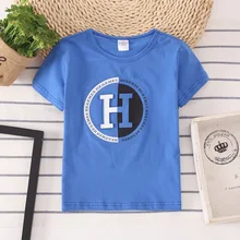 Детская рубашка с круглым вырезом, топы для мальчиков, Детская рубашка, Детская футболка