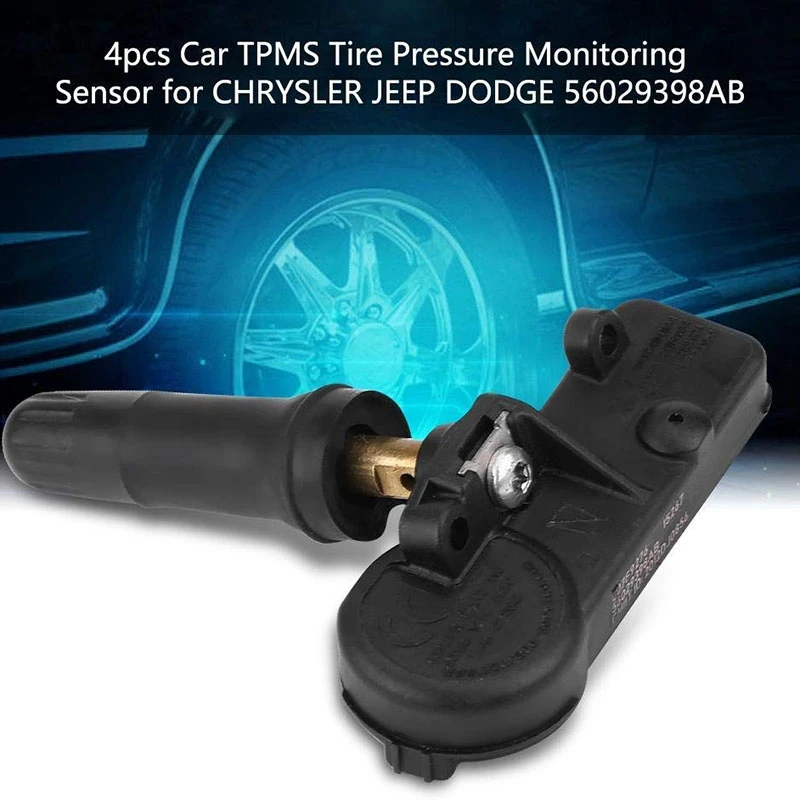 4 шт. 56029398AB TPMS датчик давления в шинах 433 МГц для Chrysler Dodge Jeep Ram