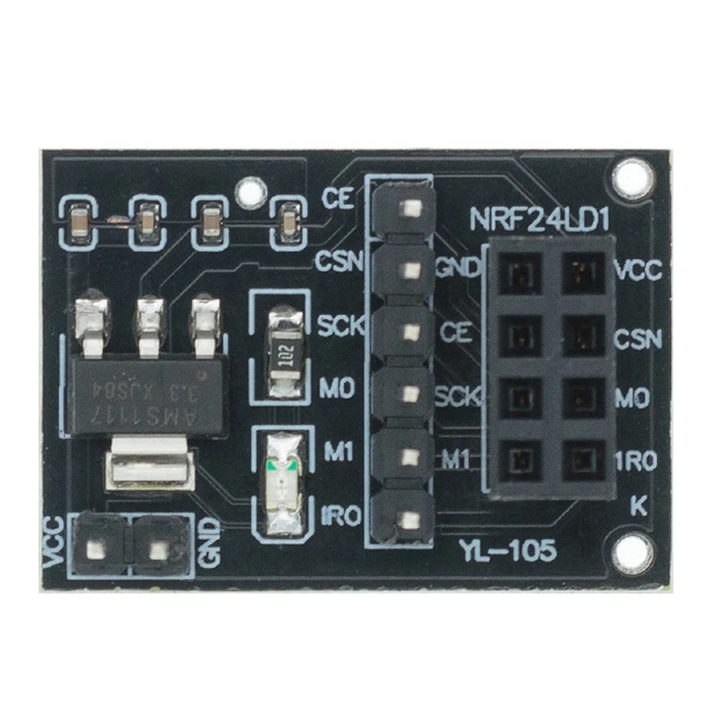 10pcs NRF24L01 Wireless adapter module New Socket Adapter plate Board for 8Pin | Электронные компоненты и